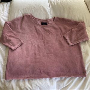 Cropped sweatshirt